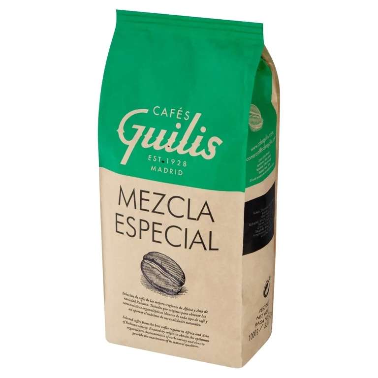 Kawa ziarnista MEZCLA ESPECIAL Cafeś Guilis 1kg - Netto
