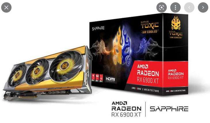 Karta graficzna Sapphire AMD 6900 XT Toxic Air Cooled Nitro Edition - 16 GB ( 800 euro )
