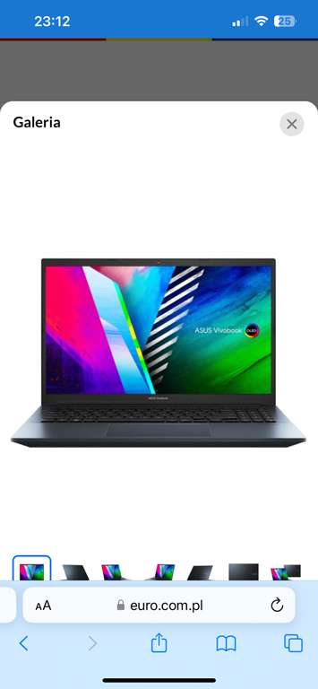 Laptop ASUS Vivobook Pro 15 K3500PC-L1010T OLED 15,6" Intel Core i5-11300H - 16GB RAM - 512GB Dysk - RTX3050 Grafika - Win10