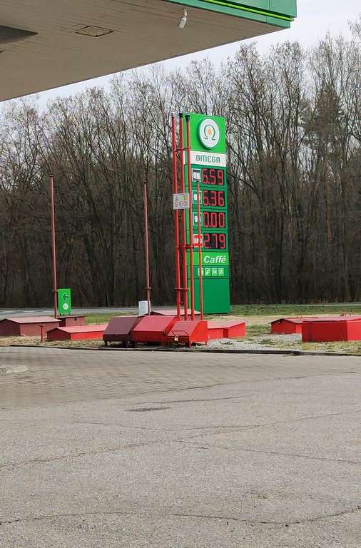 LPG i inne paliwa Niechlów Stacja OMEGA ON 6.59 PB 6.36LPG2.79