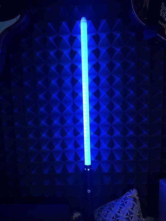 Miecz Świetlny Neopixel Lightsaber aluminium żyroskop 20 kolorów 4 tryby dźwięku wersja 2023 USB-C Star Wars 31.82$
