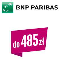 Bonus 485 zł za otwarcie i korzystanie z konta @ BNP Paribas - Konto, Ksiazka i Kasa