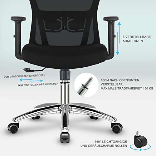 Ergonomiczne krzesło biurowe Duraffy