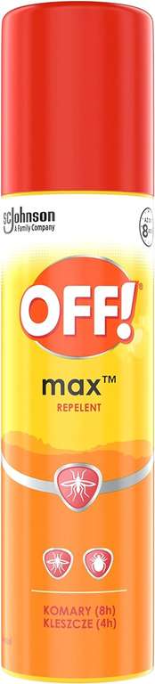 OFF! Max, aerozol przeciw komarom i kleszczom, 100 ml