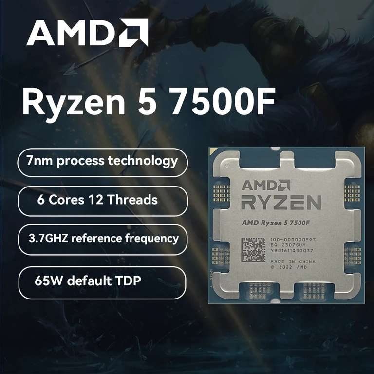 Procesor: AMD Ryzen 5 7500F (6 rdzeni pod AM5) - 134$ @AliExpress
