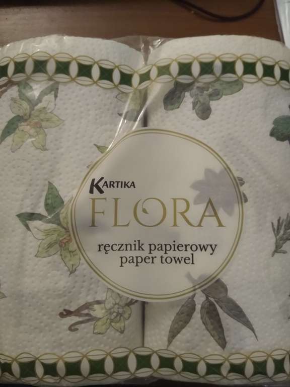 Ręcznik papierowy Kartika Flora 3warstwy 2 Rolki za 3,99 zł w Biedronce