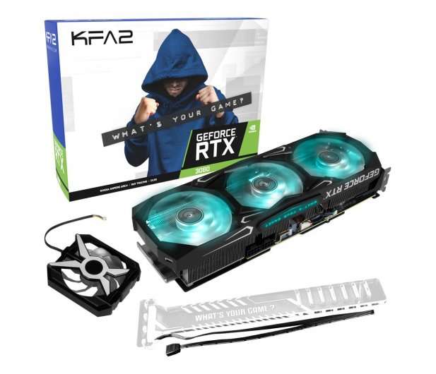 KFA2 GeForce RTX 3080 SG 1-Click OC LHR 10GB GDDR6X