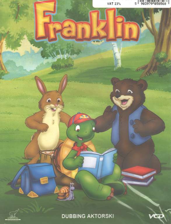 Zestaw bajek "Franklin i przyjaciele" oraz "Nouky i przyjaciele" na dwóch VCD