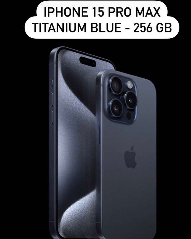 Apple iPhone 15 Pro Max 256 GB Blue Titanium 10x0%
