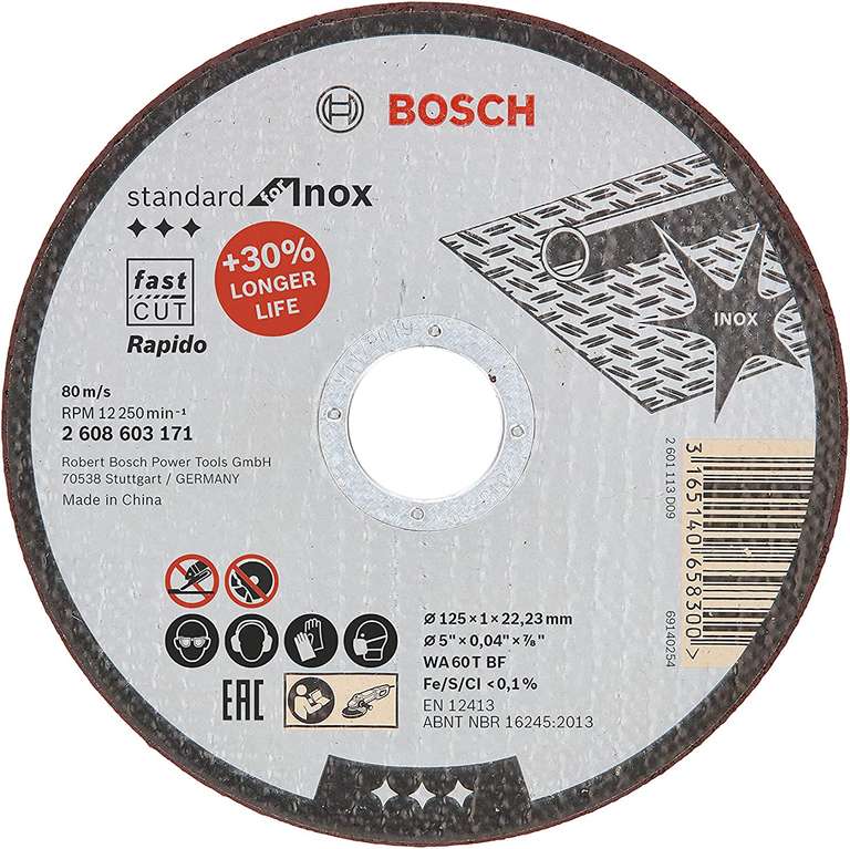 tarcza 125mm do stali INOX w dobrej cenie Bosch Professional Tarcza