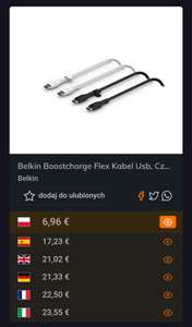 Belkin Boostcharge Flex 2x Kabel Usb-c do USB-C, Czarny, 2 x 1m