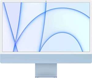 Apple iMac Wszechstronny Komputer Stacjonarny (2021) z Czipem M1: 8‑rdzeniowe CPU, 8‑rdzeniowe GPU, 24‑calowy Retina, 8gb raM, 512 GBi