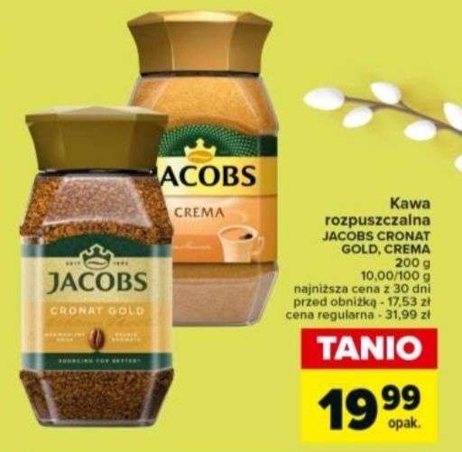 Kawa rozpuszczalna Jacobs Carrefour