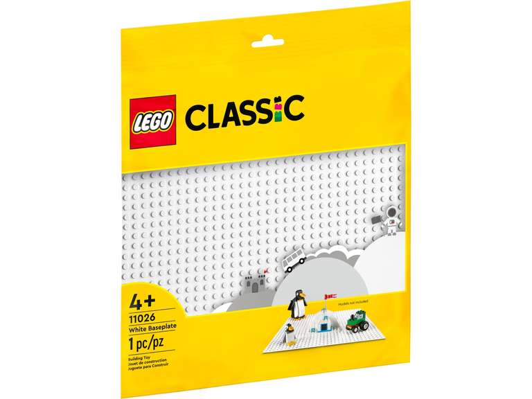 LEGO Classic 11023 Zielona płytka konstrukcyjna | 11025 Niebieska | 11026 Biała | Przy 2szt po 22.58 - tylko Prime