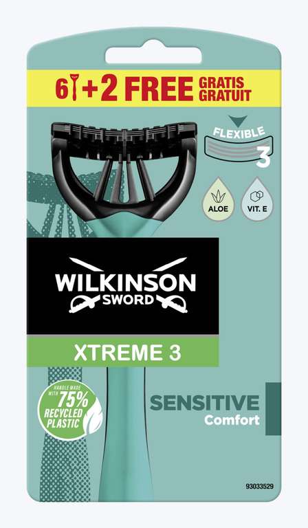 WILKINSON SWORD Xtreme 3 Sensitive maszynka do golenia