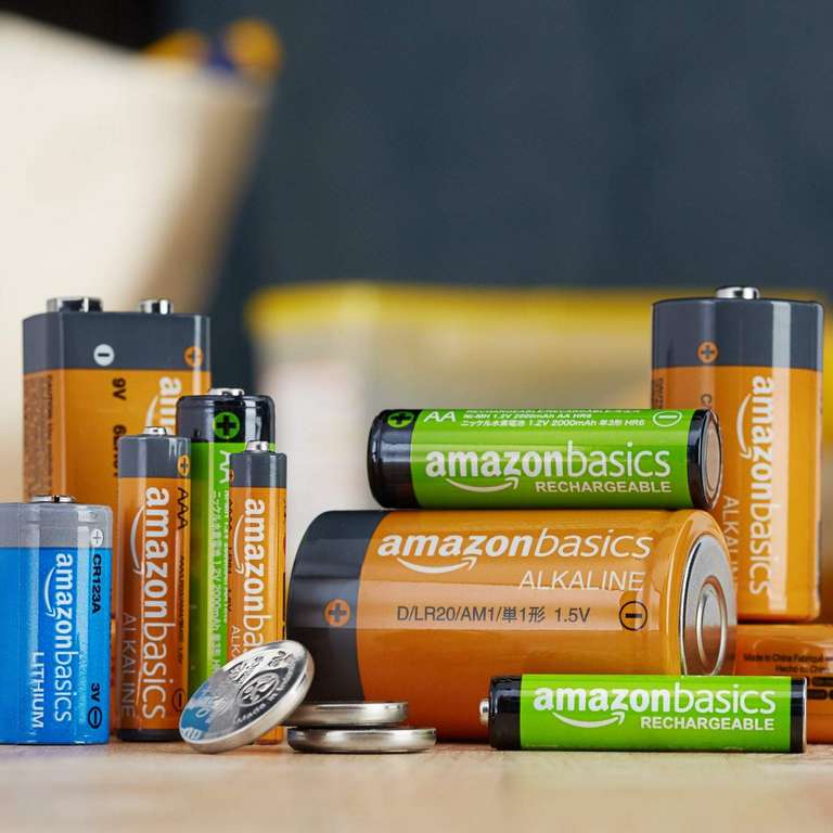 Amazon Basics - 4 szt akumulatorków typu D 10000 mAh NiMH