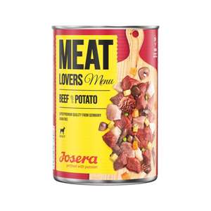 JOSERA Meatlovers Menu Wołowina z ziemniakami - mokra karma dla psa - 400 g, MWZ 30zł (przy zakupie przez Ceneo bez MWZ)
