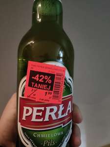 Piwo butelkowe Perła, Carrefour express. Warszawa.