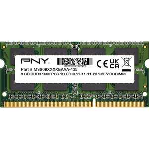 Pamięć RAM DDR3 SODIMM PNY SOD8GBN12800 3L-SB 8GB 1600MHz 1.35V