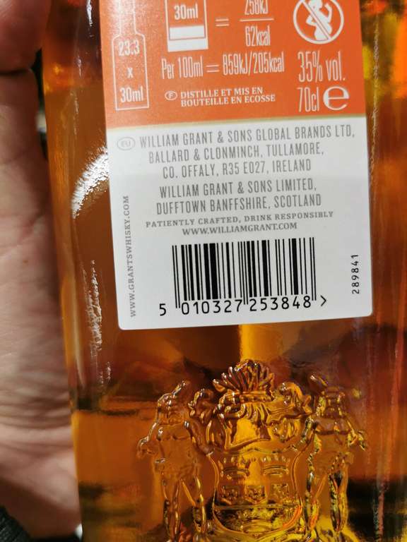 0,7 Grant's Orange Whisky przy zakupie 2szt. @ Biedronka (Łódź ulica Obywatelska)