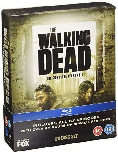 The Walking Dead: The Complete Seasons 1-5 Blu-Ray Amazon