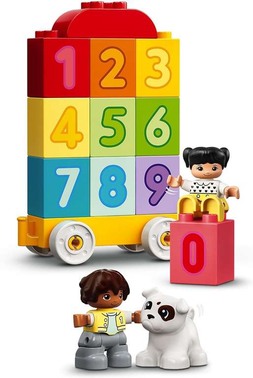 LEGO DUPLO 10954 Pociąg z cyferkami - nauka liczenia l darmowa dostawa z Amazon Prime
