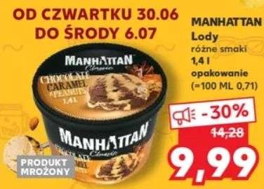 Lody MANHATTAN 1.4L - różne smaki
