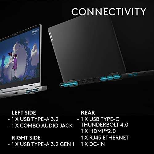 (de) Laptop Lenovo IdeaPad Gaming 3, 15,6", 8/512gb, 120hz, ryzen 5 7535hs, rtx 4050