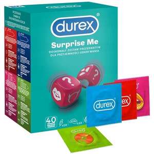 Durex SURPRISE ME zestaw prezerwatyw mix 40szt