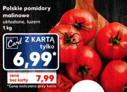 Polskie pomidory malinowe 1kg układane luzem @Kaufland