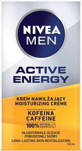 NIVEA MEN Active Energy Energetyzujący krem do twarzy dla mężczyzn 50 ml | darmowa dostawa z Amazon Prime