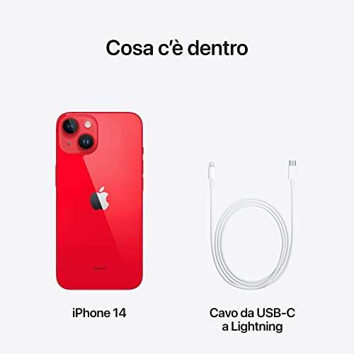 Apple iPhone 14 (128 GB) - wiele kolorów @AmazonIT (889/939€ +4,4€ dostawa)