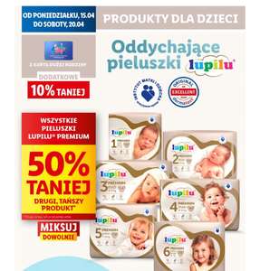 Pieluchy Lupilu Premium drugie -50% Lidl