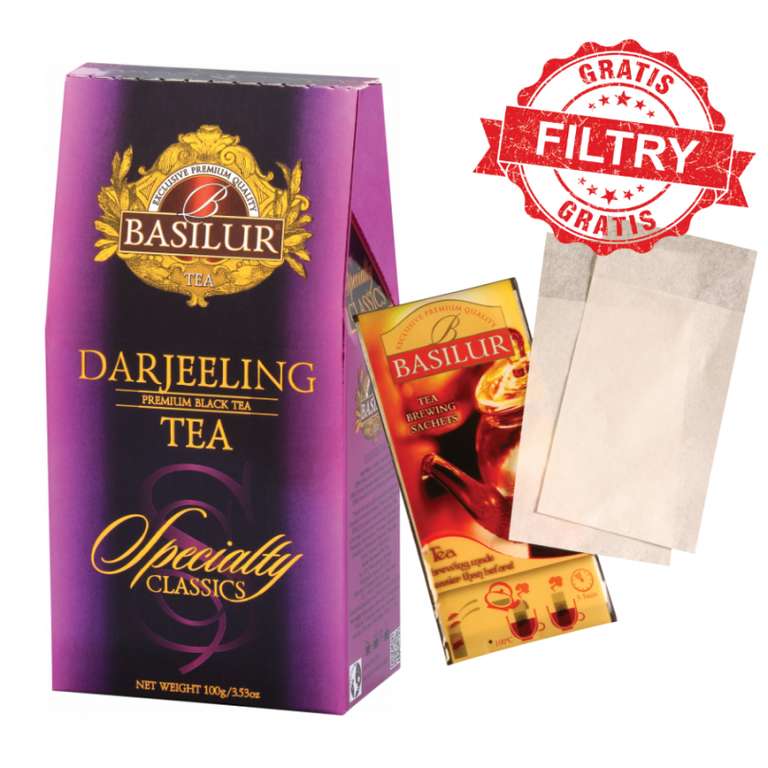 „Szampan wśród herbat” czyli Herbata czarna DARJEELING Basilur + gratis 10 filtrów