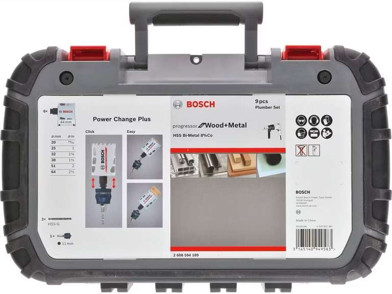 Zestaw otwornic Bosch Bim Progressor do drewna i metalu