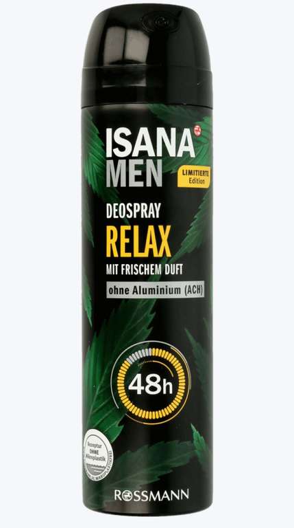 Dezodorant w sprayu Isana Men 4 rodzaje