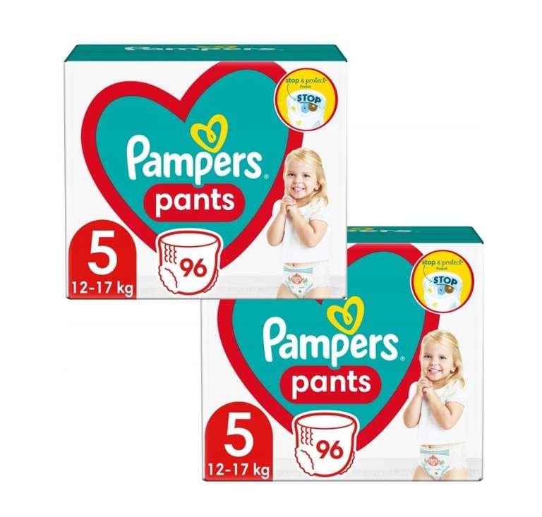 Pieluchomajtki Pampers Pants rozmiar 5 2x96