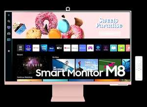 Monitor Samsung Smart M80B 32" Smart TV Różowy, UHD, USB-C