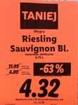 Riesling Sauvignion Blanc 12% - węgierskie wino półsłodkie w butelce 0,75L. LIDL