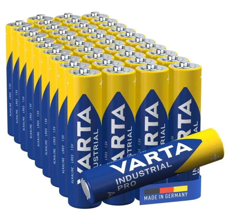 Bateria Varta Industrial Pro AAA ( LR03 ) 40 szt. | 1 szt = 0,92 zł