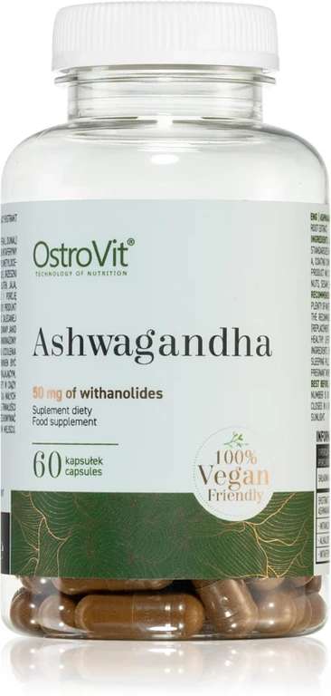 OstroVit Ashwagandha suplement diety 50 MG Ponownie dostępna !