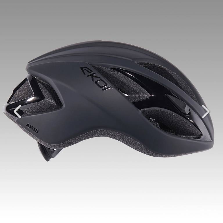 Kask rowerowy EKOI AR13 Evo Czarny Matowy rozmiary S/L i L/XL .