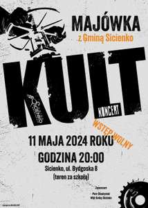 Darmowy koncert zespołu Kult w Sicienku pod Bydgoszczą