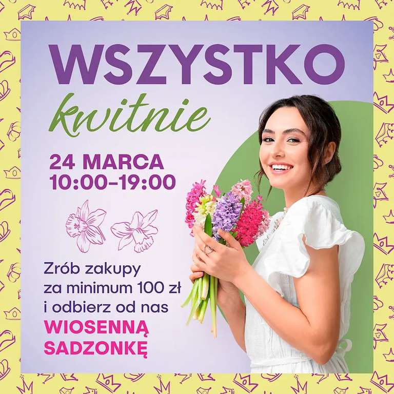 Darmowe kwiatki/sadzonki za paragon na MWZ 100zl w King Cross Praga Warszawa