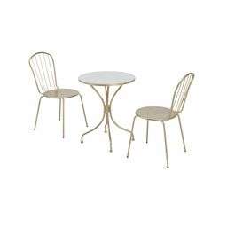 Krzesło ogrodowe Luxa stalowe złote|Odbiór w sklepie za darmo,dostępne dla zalogowanych|