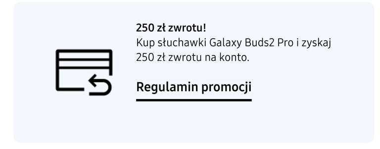 Słuchawki Samsung Galaxy Buds 2 Pro (+ Cashback 250 zł)