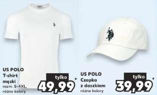 U.S. POLO ASSN. T-shirt męski oraz czapka z daszkiem Kaufland