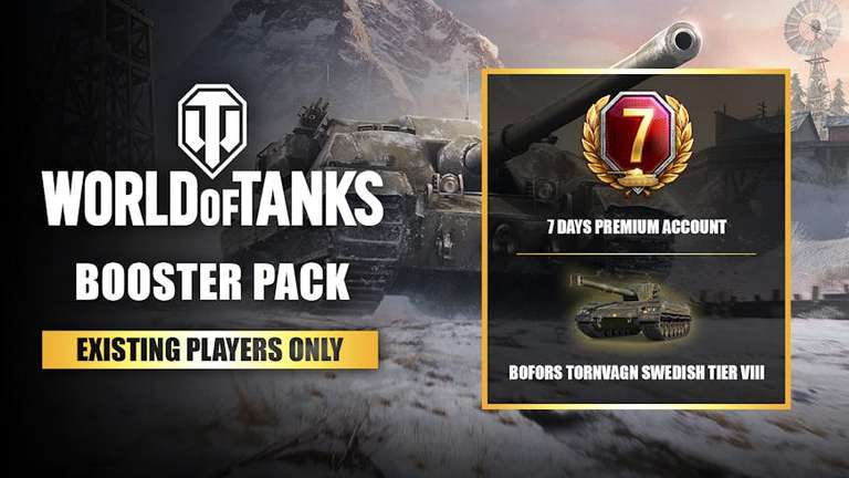World of Tanks Booster Pack dla powracających i nowych graczy za darmo na Fanatical
