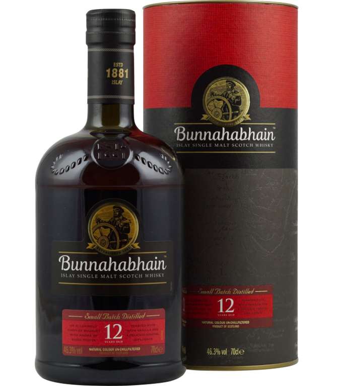 Whisky BUNNAHABHAIN 12YO 46,3% 700 ml