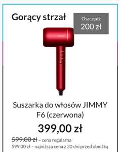 Suszarka Jimmy H6 czerwona